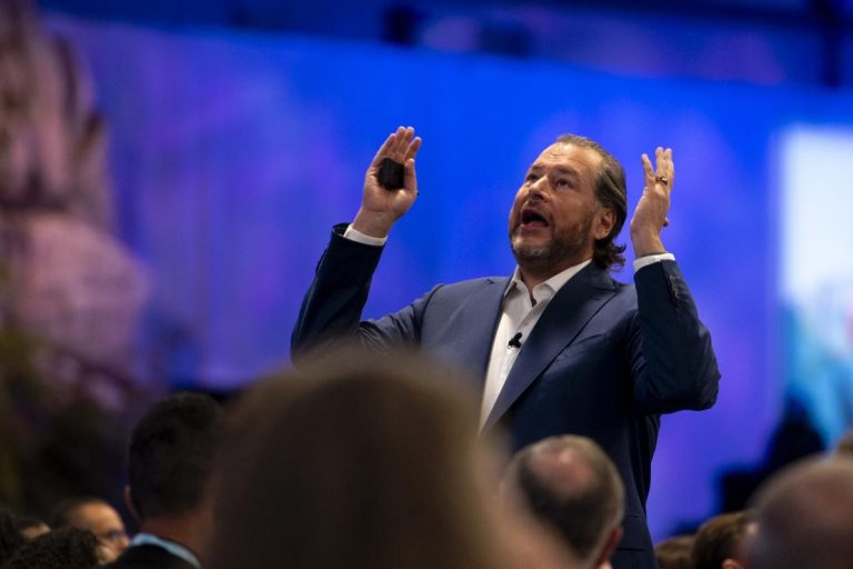 Marc Benioff unleashed a 30-minute tirade about AI’s problems and ‘stolen’ data that made investors forget about Salesforce’s weak sales forecast