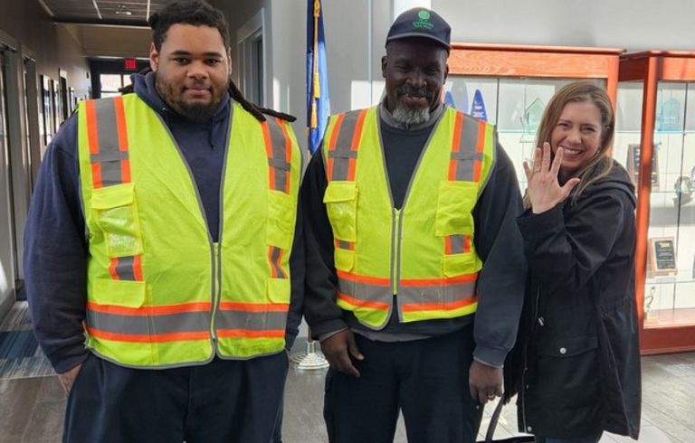 Recycling Crew Didn’t Stop Searching for Woman’s Lost Wedding Ring Until They Found a ‘Needle in a Haystack’