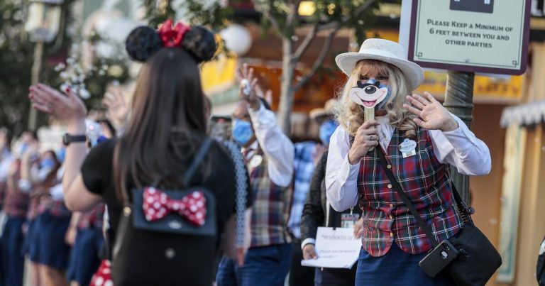 Disneyland characters move to unionize with Actors’ Equity