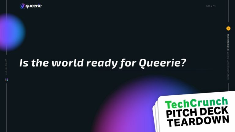 Pitch Deck Teardown: Queerie’s $300K pre-seed deck